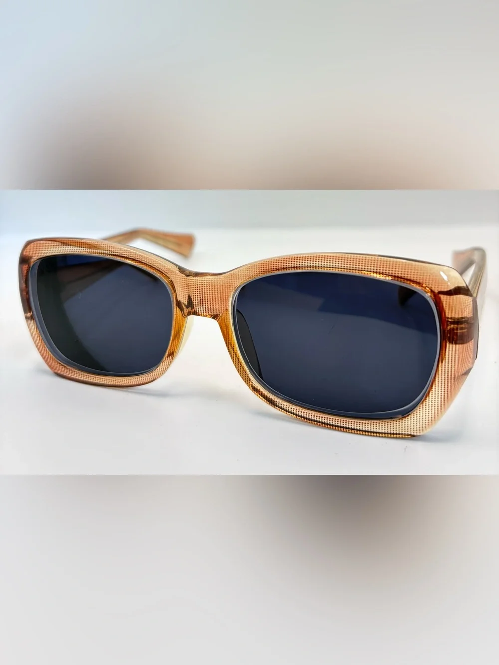 Brown Oval Sunglasses Frames Only